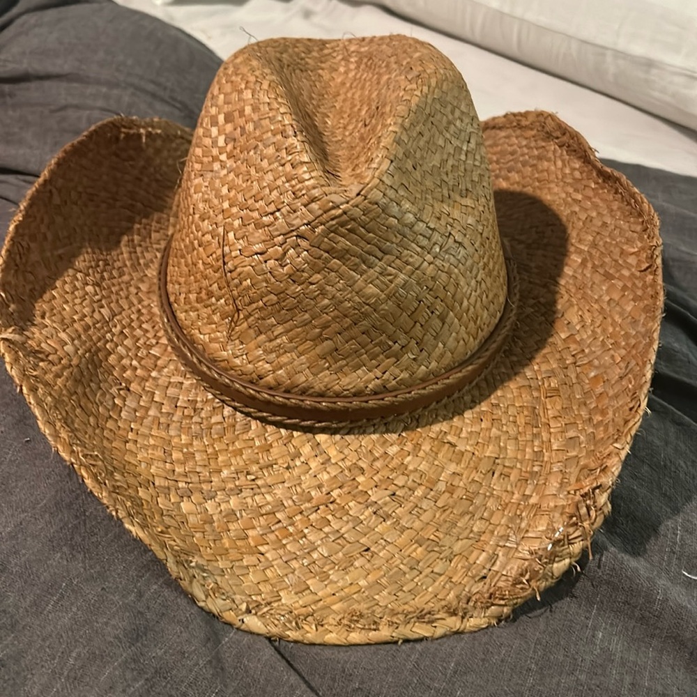 Scala straw cowboy hat